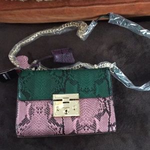 Color block crossbody bag